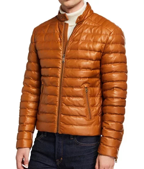 Luxurious Brown Puffer Coat